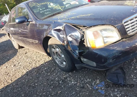 2002 Cadillac Deville Standard из США, поврежденный, VIN 1G6KD54Y62U145844